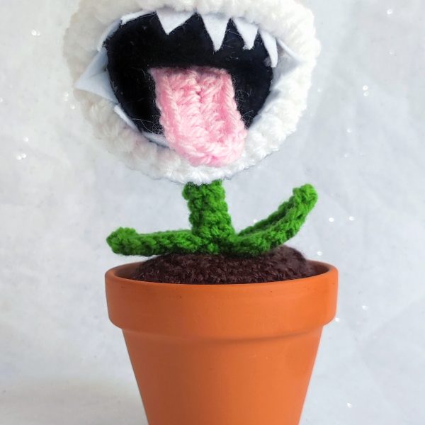 Amigurumi Piranha en pot