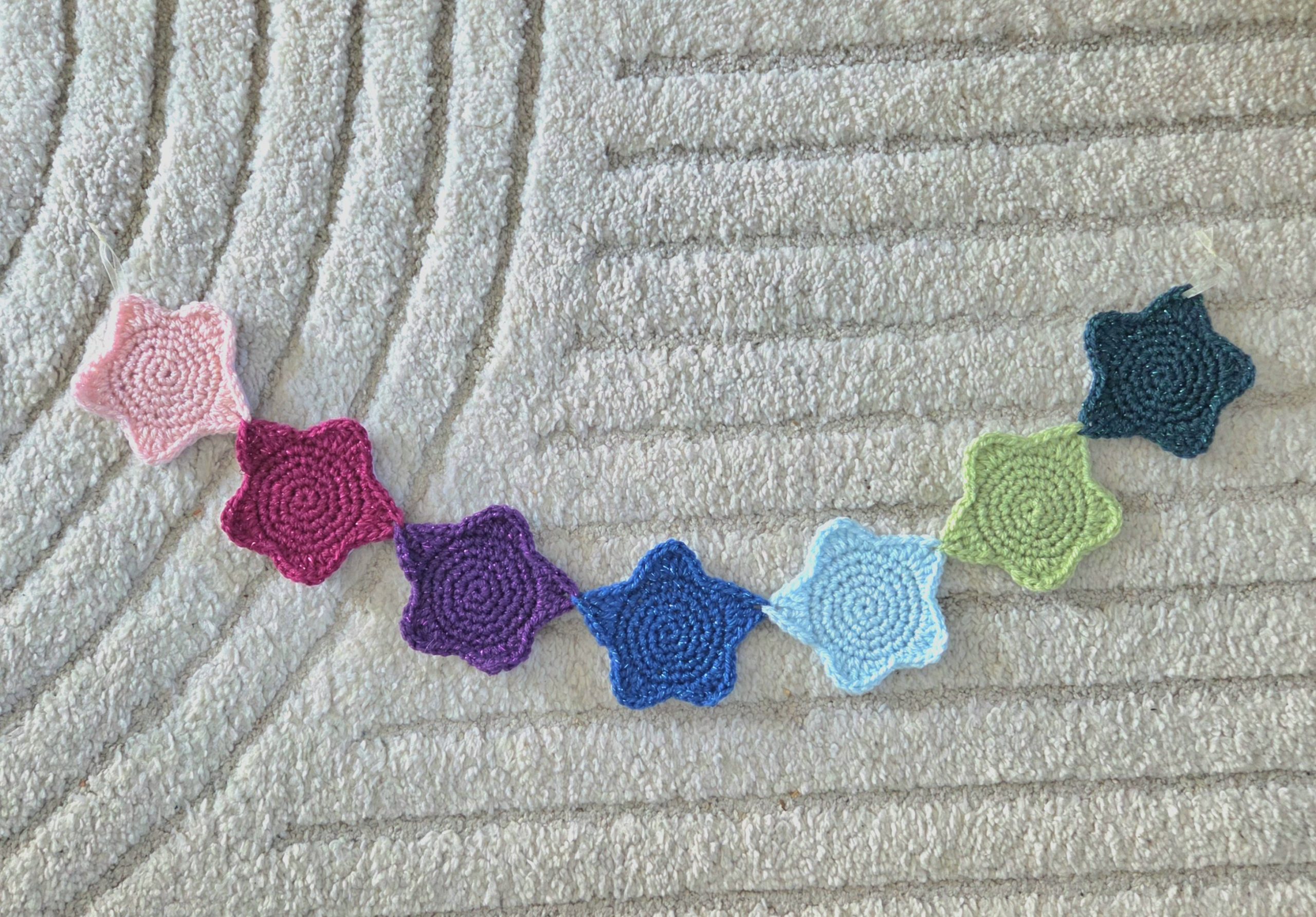 Guirlande étoiles irisées