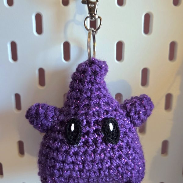 Porte Clé Étoile Galaxy - Violet irisé